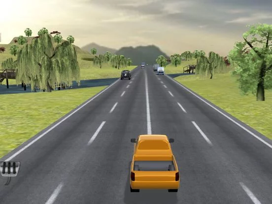Изображение игры: Race in Traffic Highway