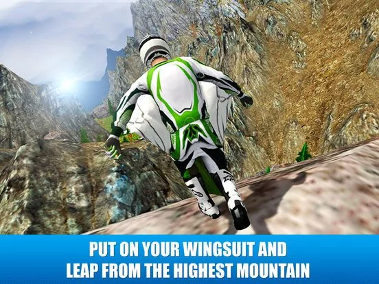 Изображение игры: Wingsuit Sky Dive 3D