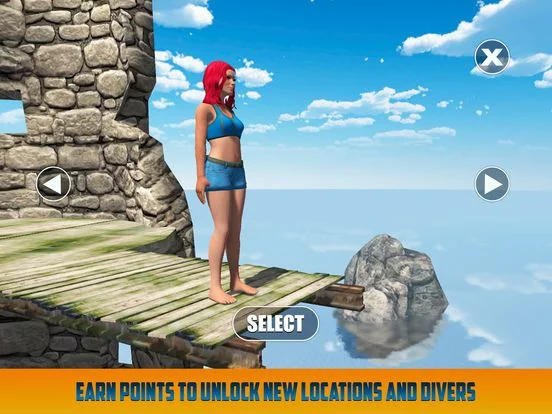 Изображение игры: Cliff Flip Diving: Swimming Simulator