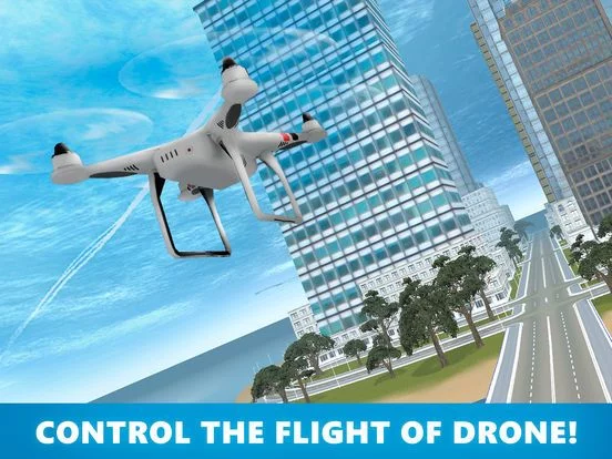 Изображение игры: Quadcopter Drone Flight Simulator 3D