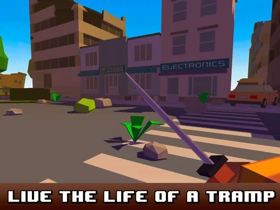 Изображение игры: Pixel City Survival Simulator 3D