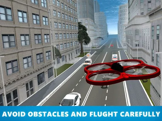 Изображение игры: Quadcopter Drone Flight Simulator 3D