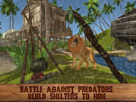 Изображение игры: Pirate Island Survival Simulator 3D