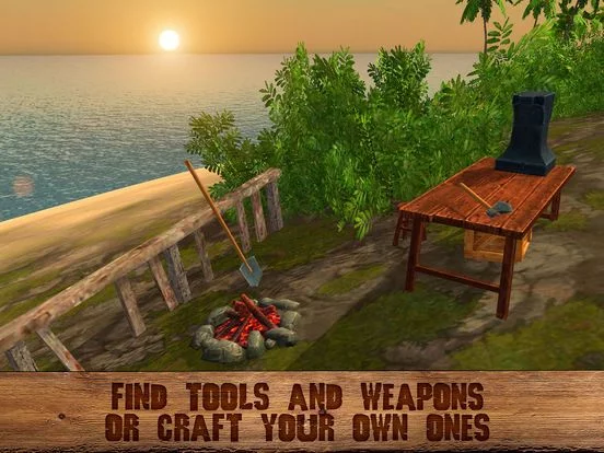 Изображение игры: Pirate Island Survival Simulator 3D