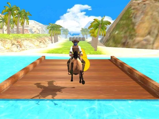 Изображение игры: Jumping Horse Riding: 3d