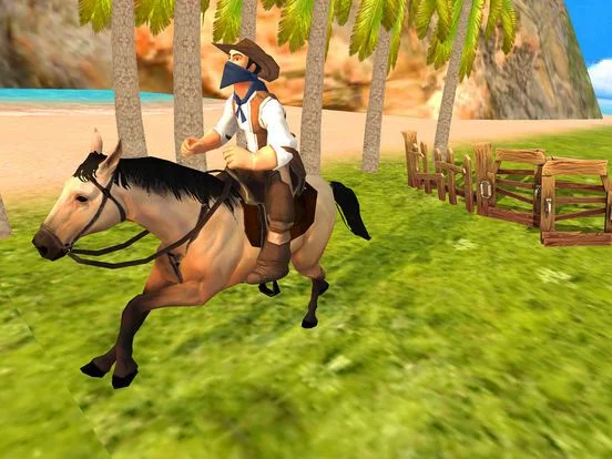 Изображение игры: Jumping Horse Riding: 3d