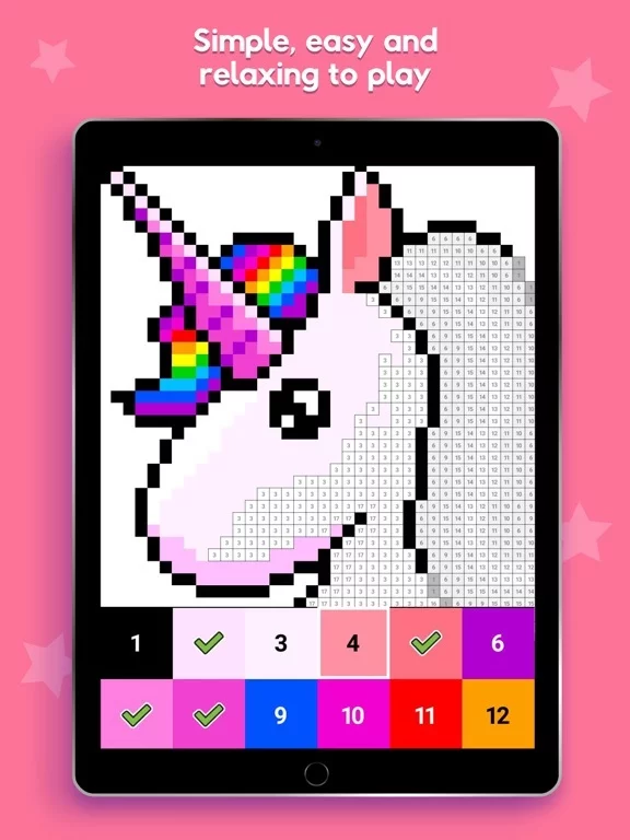 Изображение игры: Pixel Tap: Color by Number