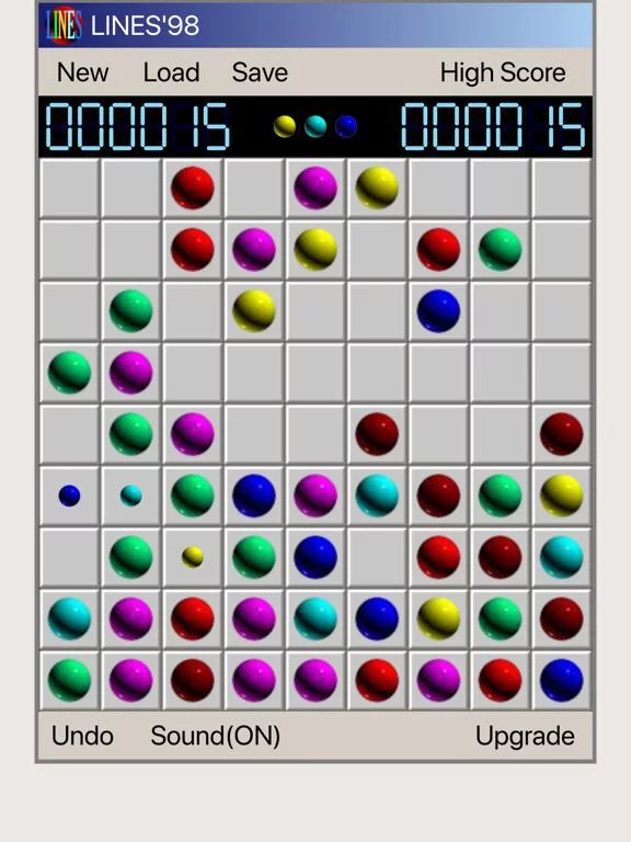 Изображение игры: Line 98: Classic Lines PC