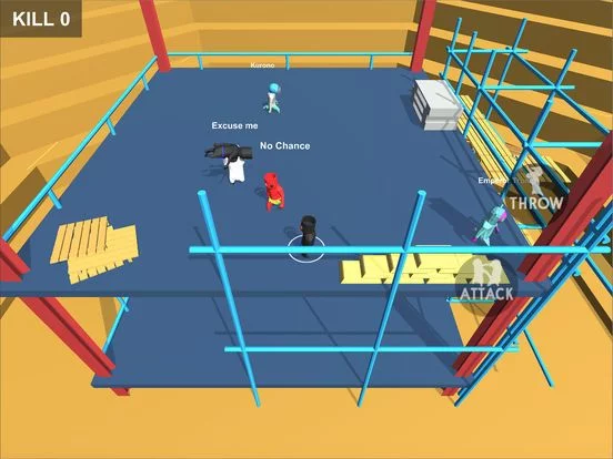 Изображение игры: GangFight.io Human Simulator