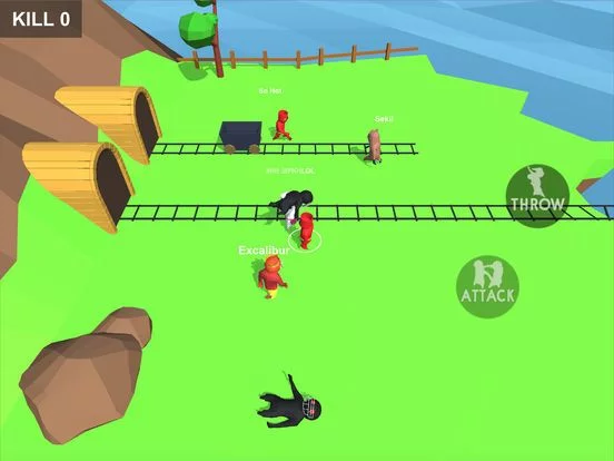 Изображение игры: GangFight.io Human Simulator