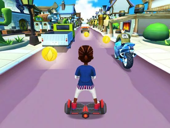 Изображение игры: HoverBoard Runner