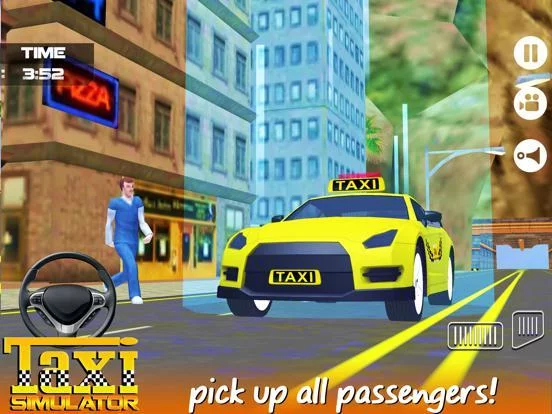 Изображение игры: Taxi Simulator: Crazy Taxi