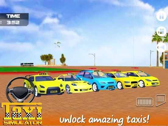 Изображение игры: Taxi Simulator: Crazy Taxi