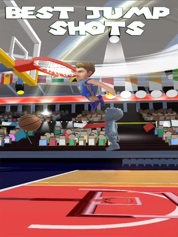 Изображение игры: basketball Dunk: Hoop Shot