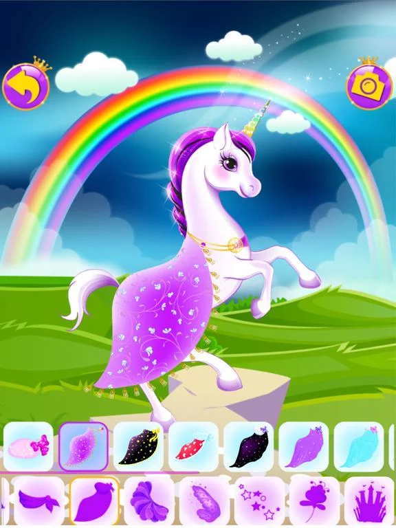 Изображение игры: pony baby dress Up