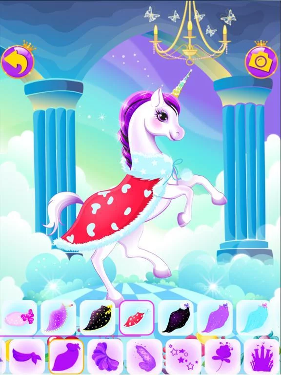 Изображение игры: pony baby dress Up