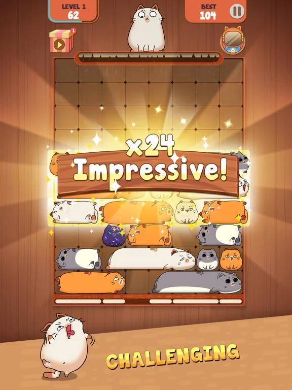 Изображение игры: Haru Cats: Slide Block Puzzle