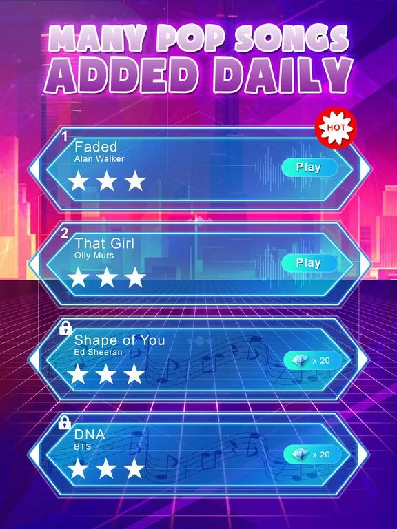 Изображение игры: Hop Music Tiles