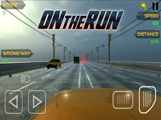 Изображение игры: On The Run Car Racing