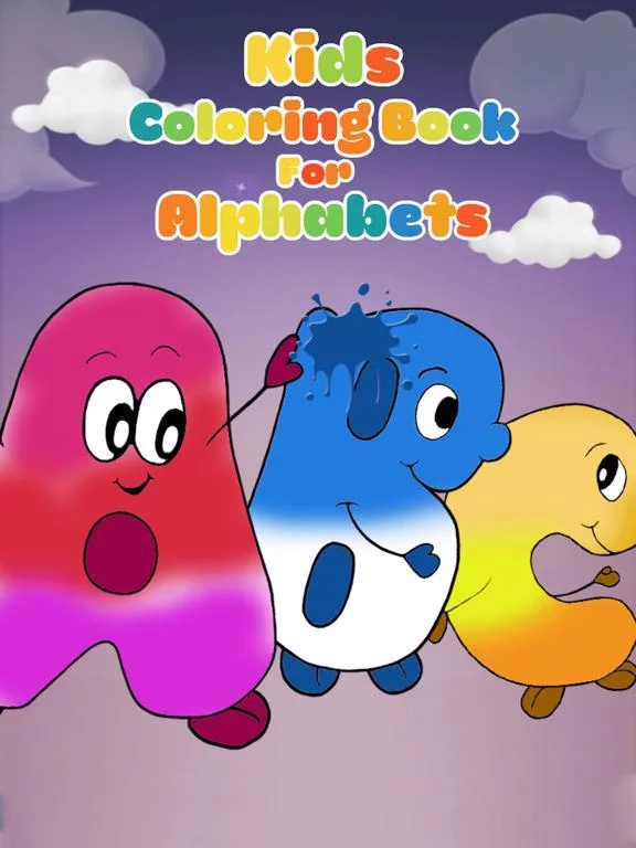 Изображение игры: Kids Coloring Book For Alphabets