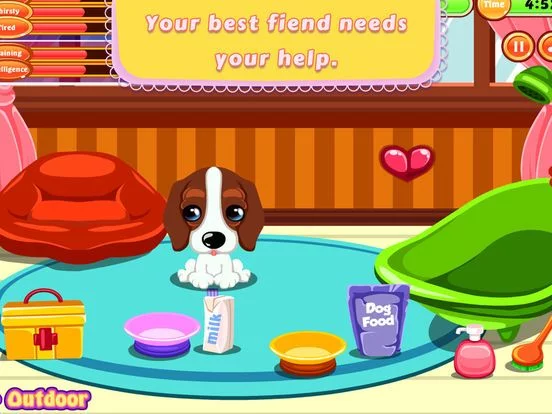 Изображение игры: Baby Doggy Day Care - start a brain challenge game