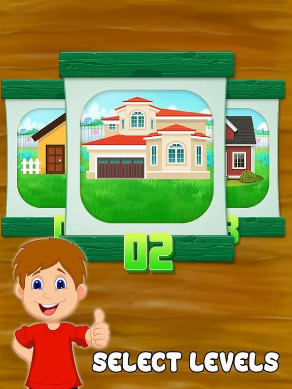 Изображение игры: House Slide Puzzle For Kids