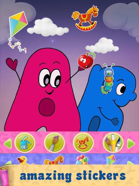 Изображение игры: Kids Coloring Book For Alphabets