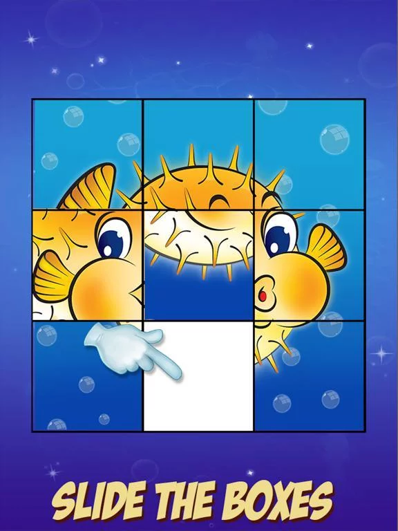 Изображение игры: Sea Animals Slide Puzzle For Kids