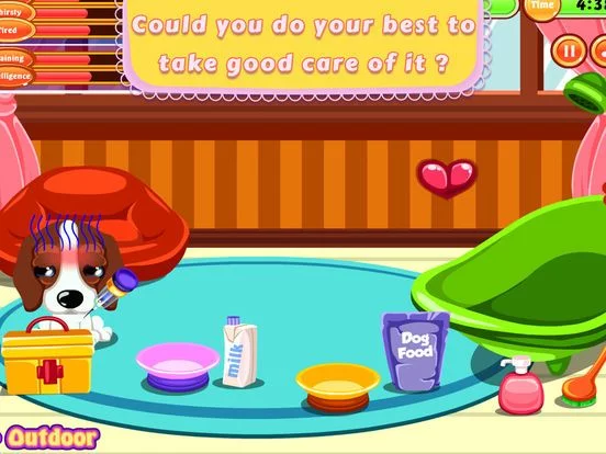 Изображение игры: Baby Doggy Day Care - start a brain challenge game