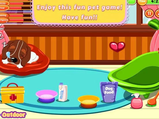 Изображение игры: Baby Doggy Day Care - start a brain challenge game