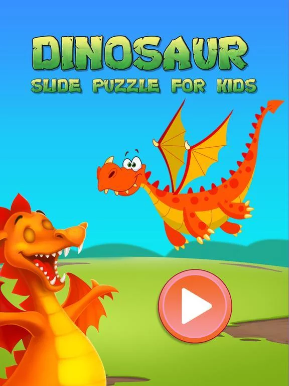 Изображение игры: Dinosaur Slide Puzzle For Kids