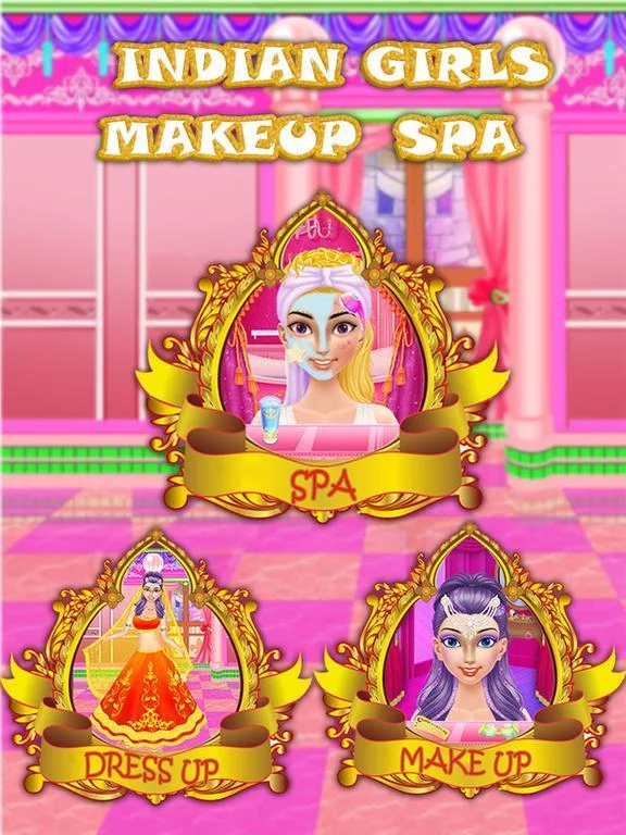 Изображение игры: Indian Girls Makeup Spa