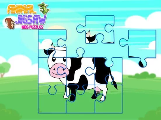 Изображение игры: Animal Jigsaw Kids Puzzle