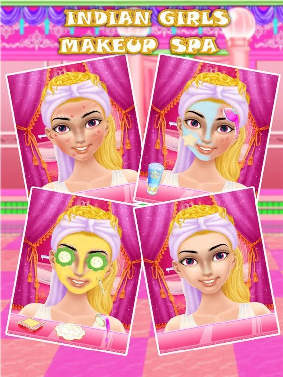 Изображение игры: Indian Girls Makeup Spa