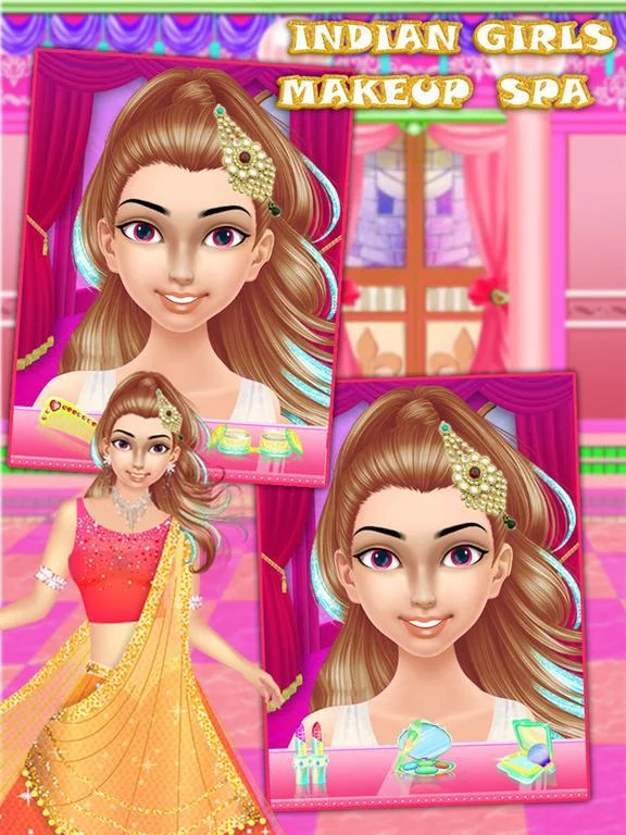 Изображение игры: Indian Girls Makeup Spa
