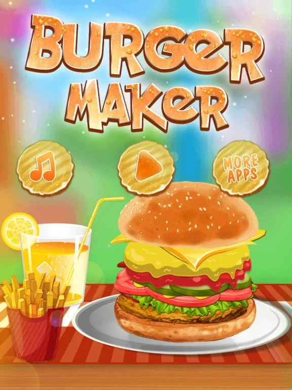 Изображение игры: Burger Maker:Cooking Game