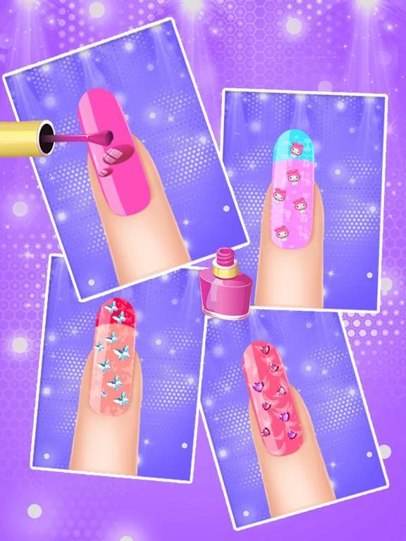 Изображение игры: Princess Nail Salon Makeover