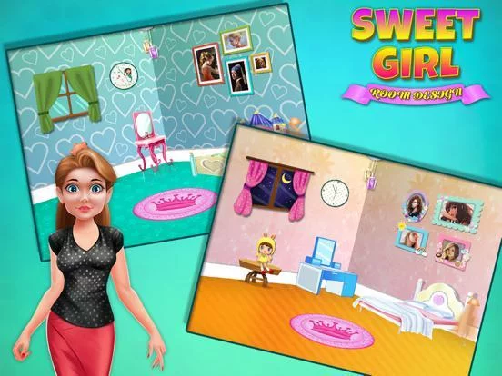 Изображение игры: Sweet Girl Room Design Pro