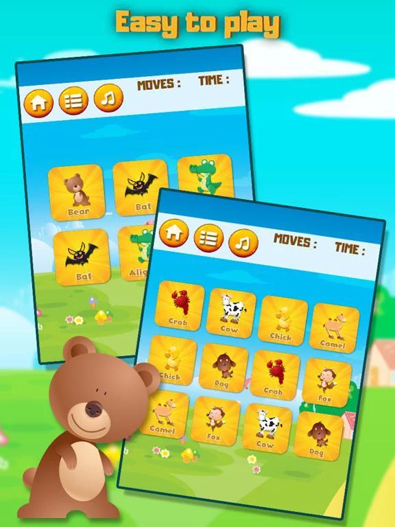 Изображение игры: Animal The Card Match Game Pro