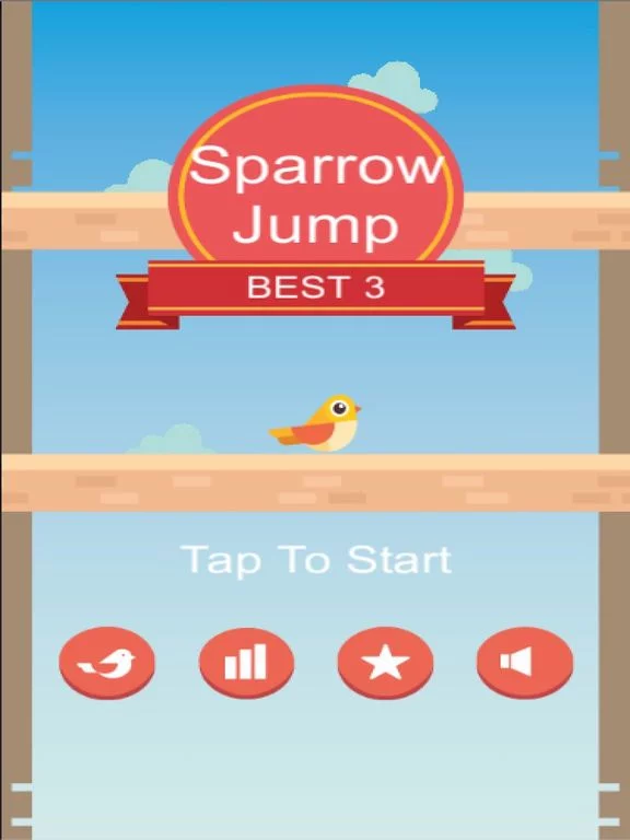 Изображение игры: Sparrow Jump