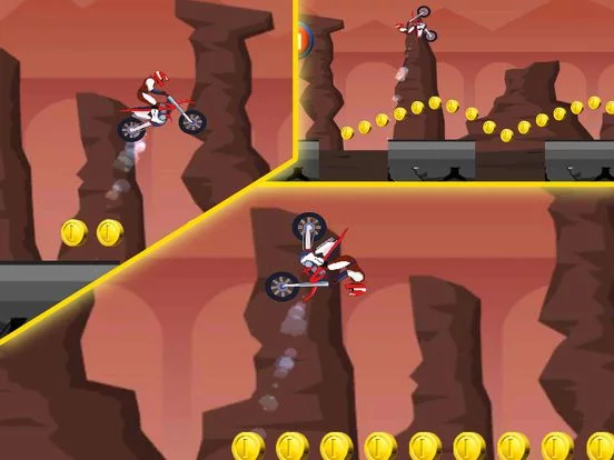 Изображение игры: Biker Floor On Lava