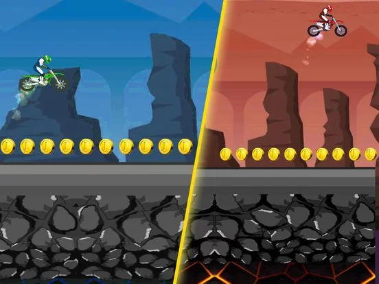 Изображение игры: Biker Floor On Lava