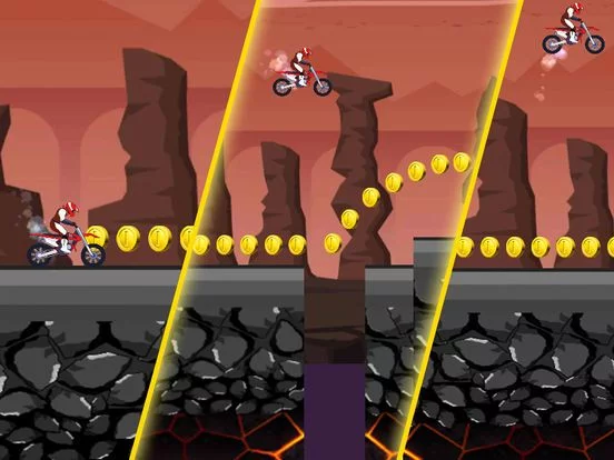 Изображение игры: Biker Floor On Lava