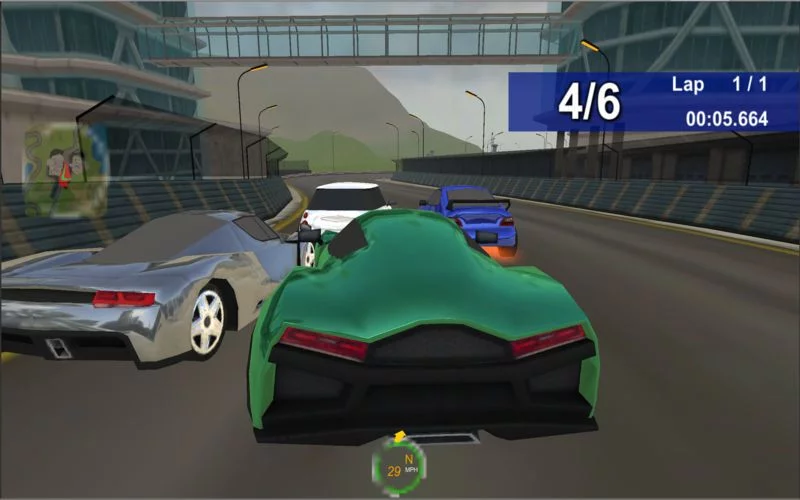 Изображение игры: Mad Racing Super Speed