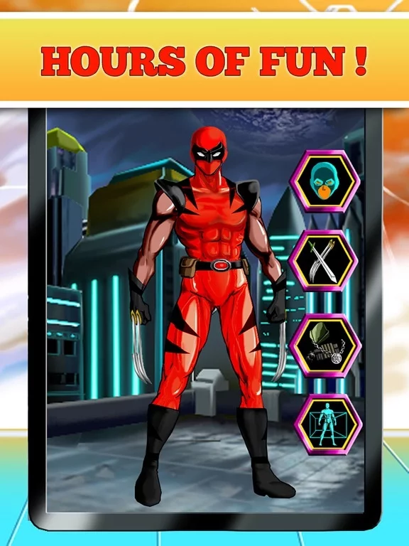 Изображение игры: Create Your Own Superhero Free