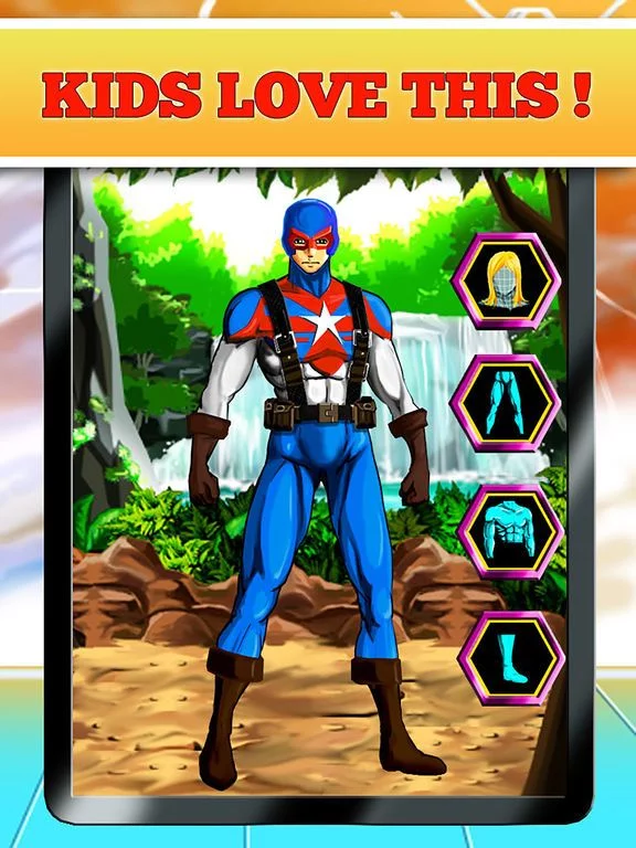 Изображение игры: Create Your Own Superhero Free