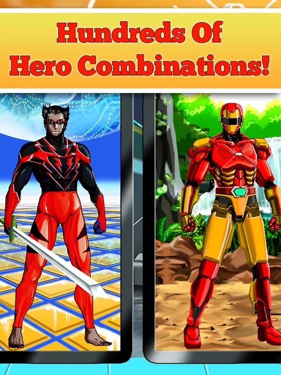 Изображение игры: Create Your Own Superhero Free