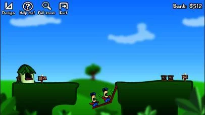 Изображение игры: Cargo Bridge HD