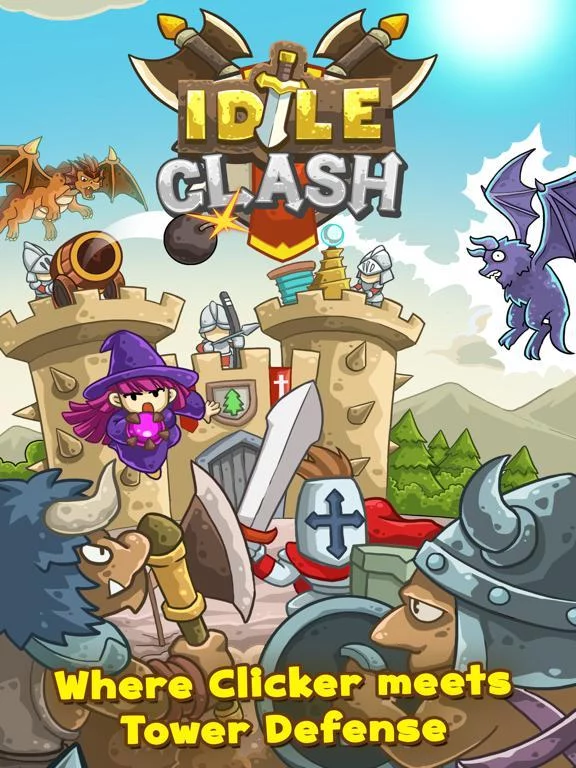 Изображение игры: Idle Clash - Frontier Defender