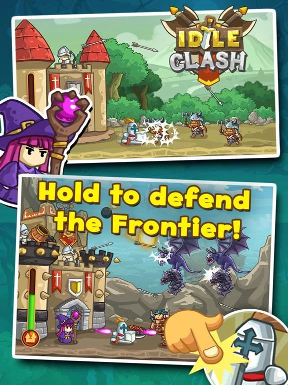 Изображение игры: Idle Clash - Frontier Defender